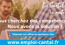 Optimisez vos recrutements  sur la Plateforme Emploi Cantal !